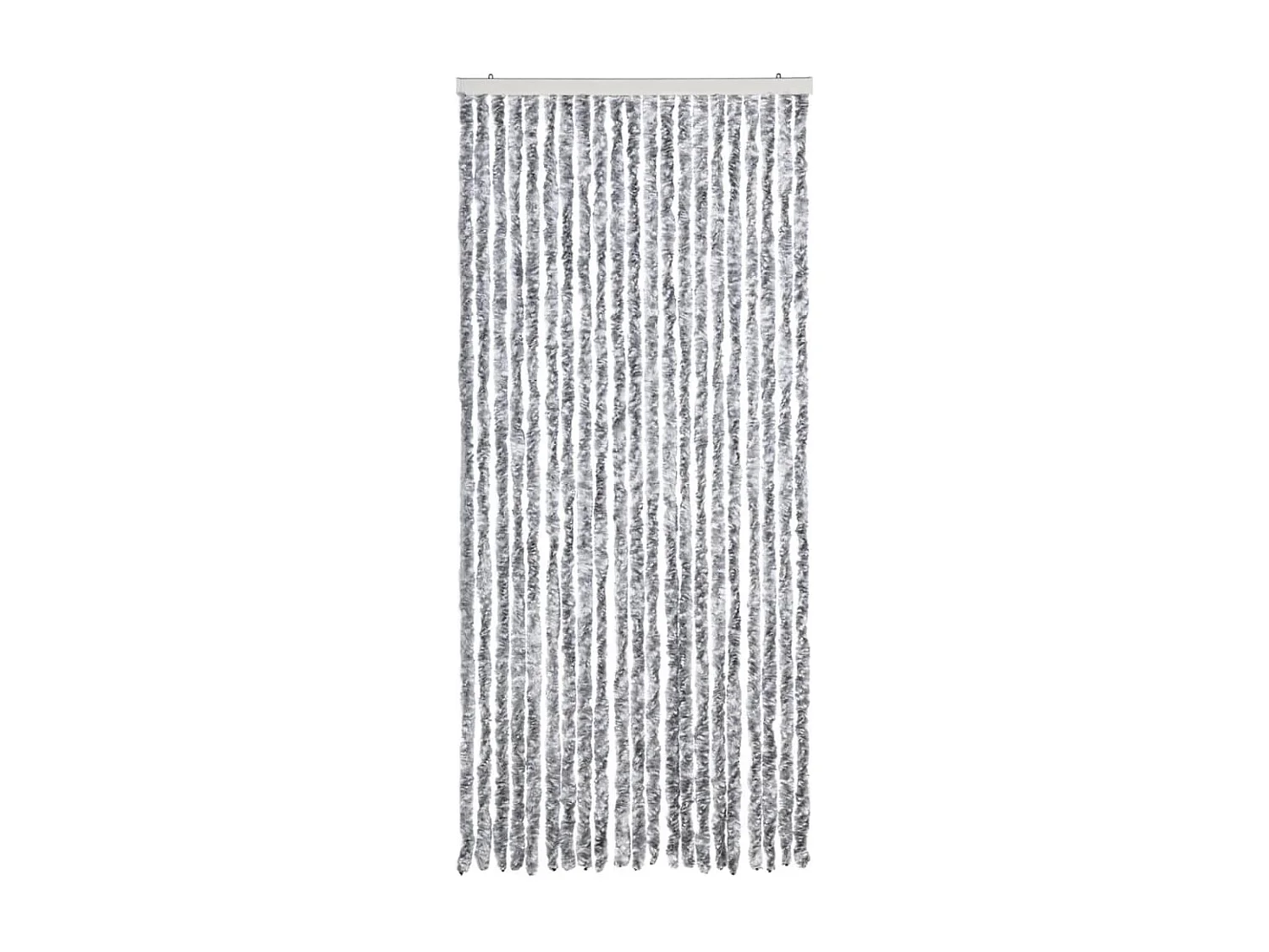 Moustiquaire Blanc et gris 90x200 cm Chenille