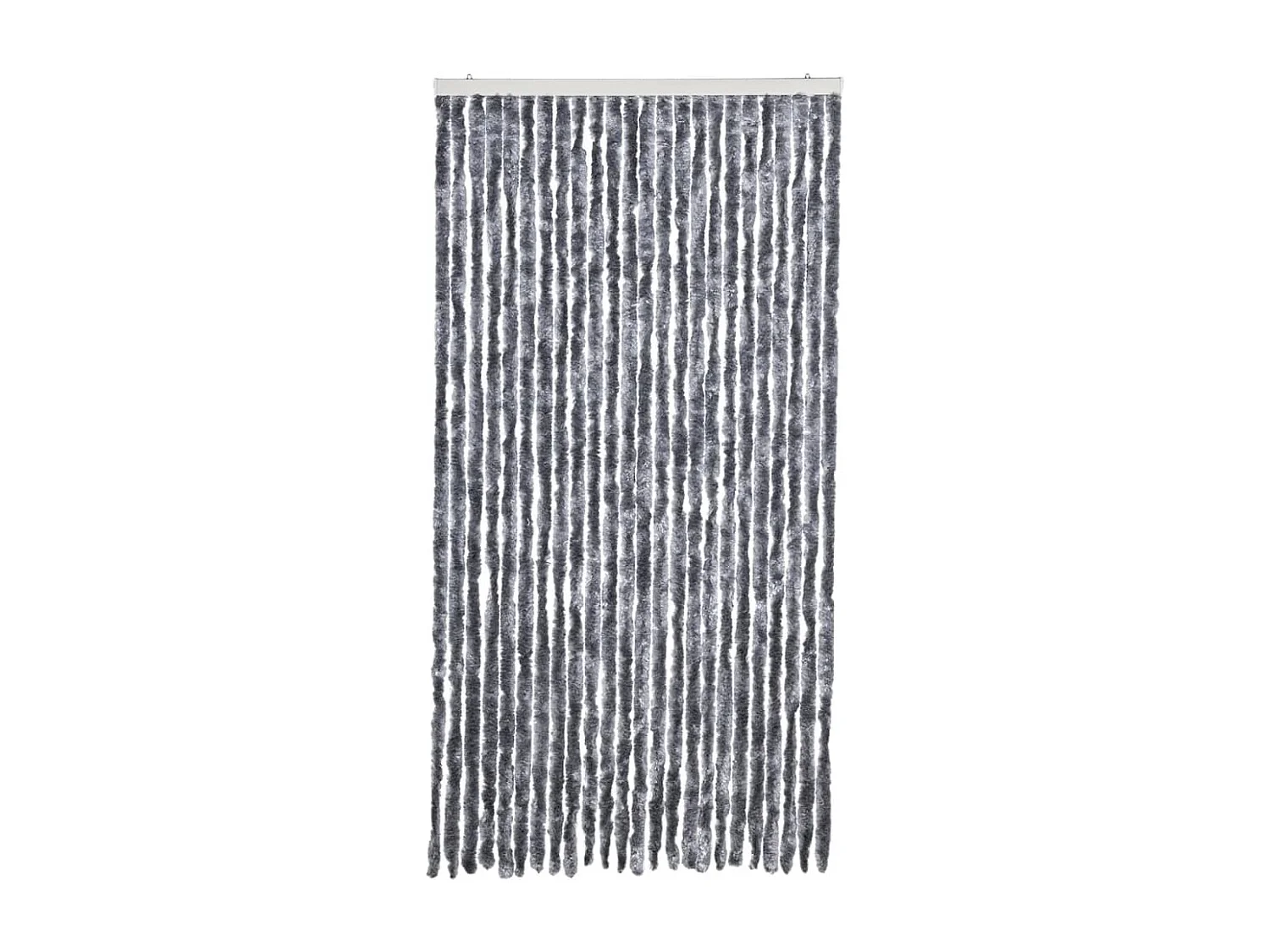 Silberner Fliegenvorhang 100x200 cm Chenille