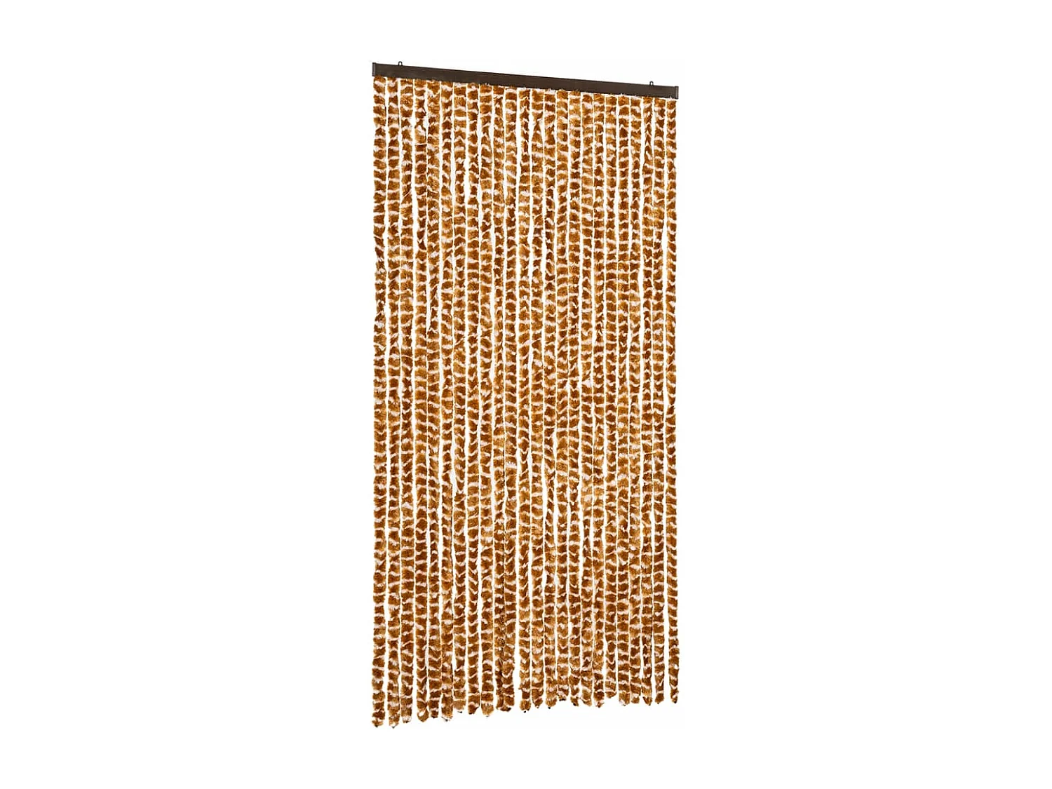 Moustiquaire Ocre et blanc 100x220 cm Chenille
