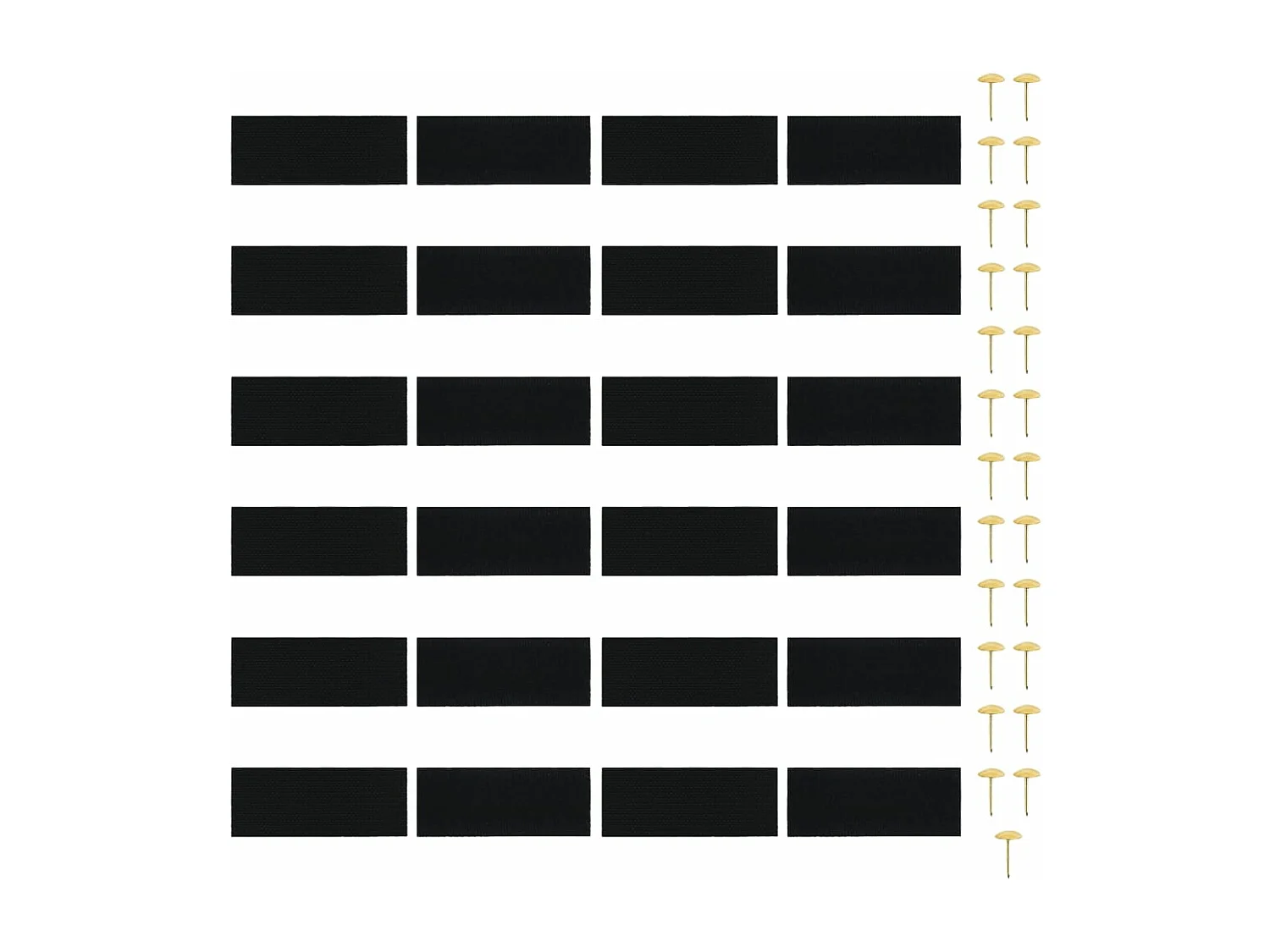 Rideau de porte contre insectes 210x100cm 2 pcs magnétique noir