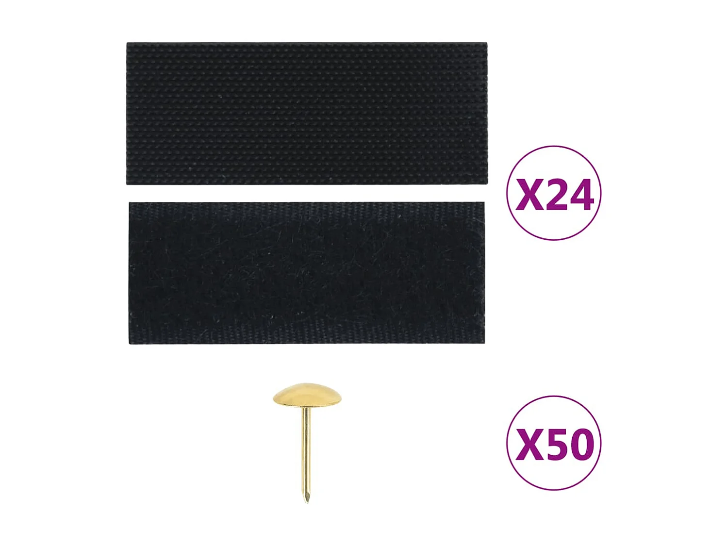 Rideau de porte contre insectes 210x100cm 2 pcs magnétique noir