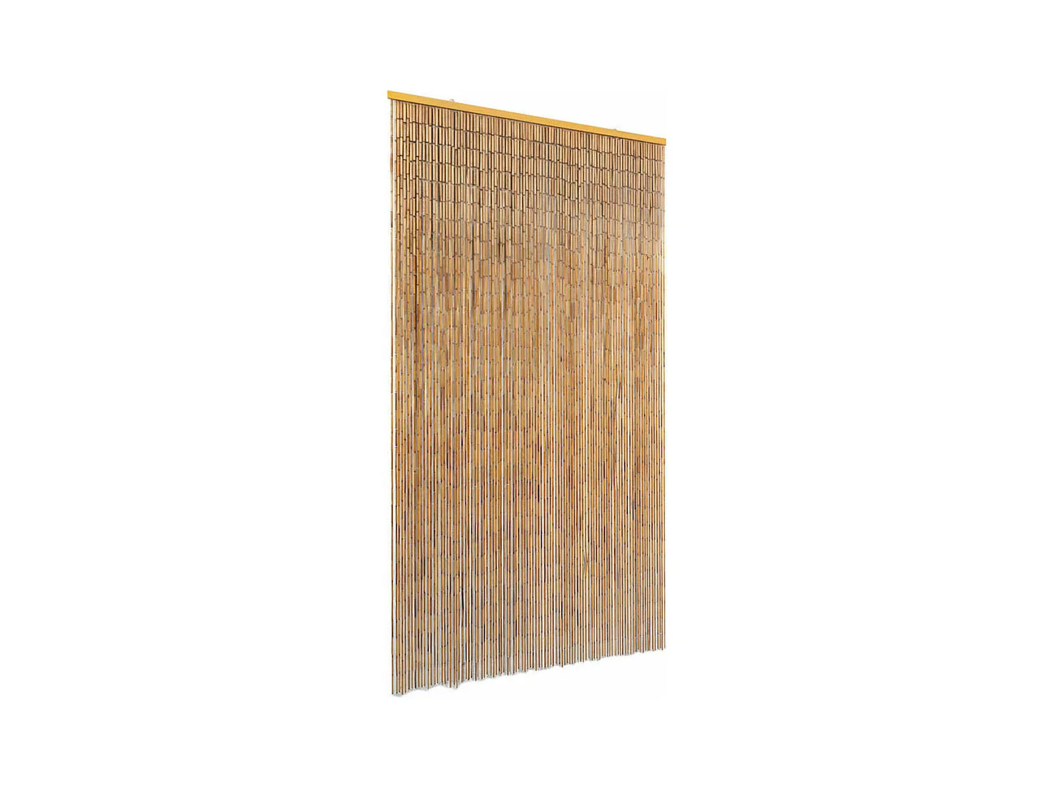 Rideau de porte contre insectes Bambou 100 x 200 cm
