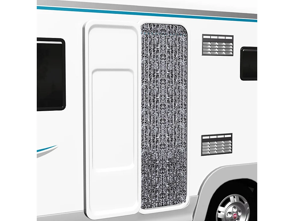 Moustiquaire Marron et beige 56 x 185 cm Chenille