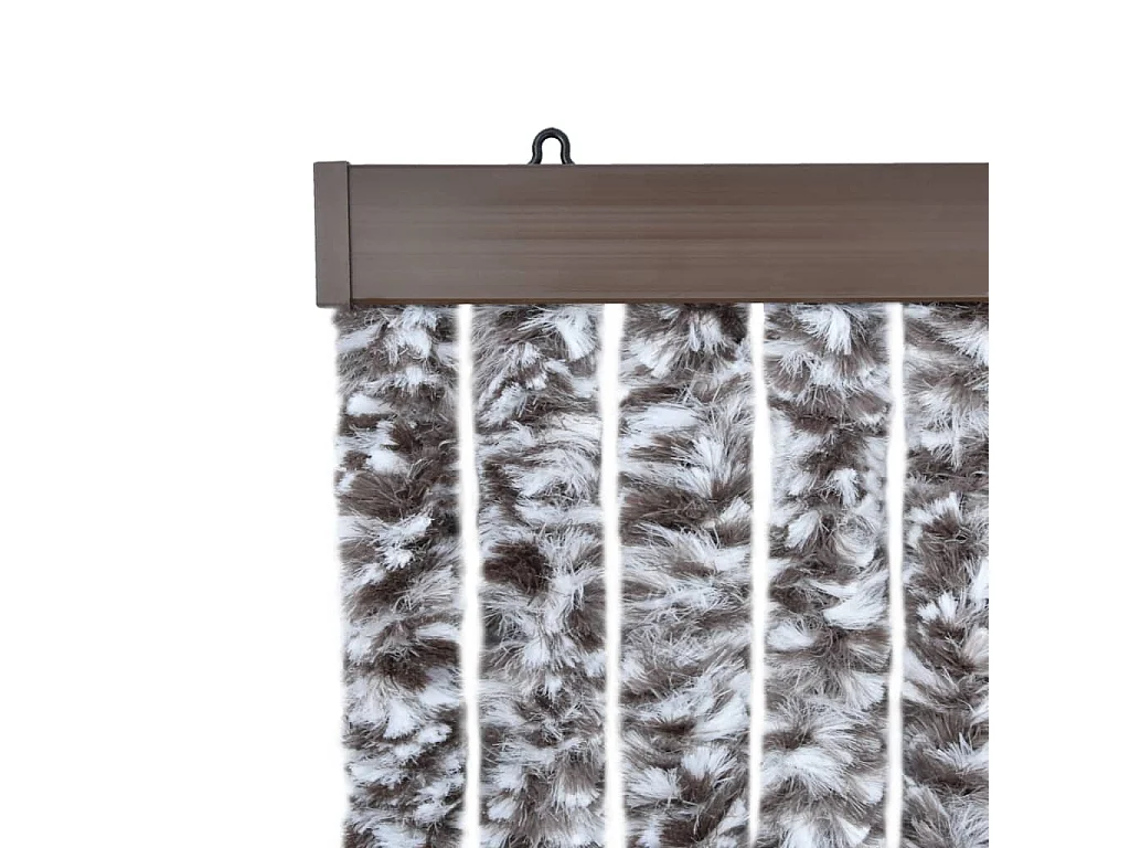 Moustiquaire Marron et beige 56 x 185 cm Chenille