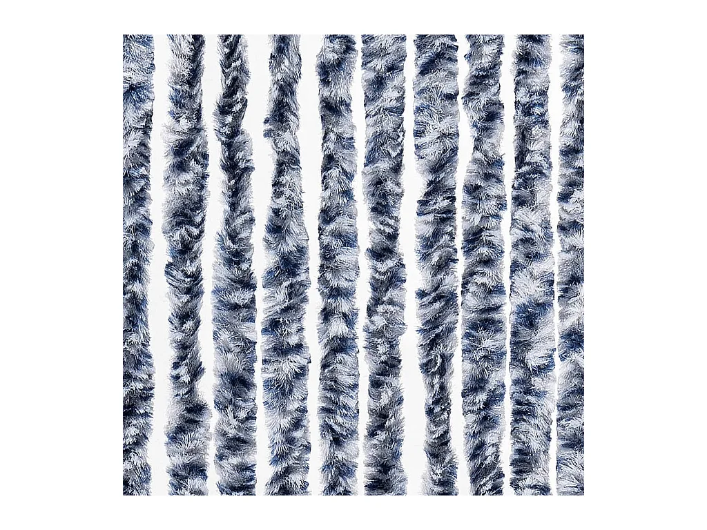 Mosquiteiro azul, branco e prata 56x185 cm Chenille