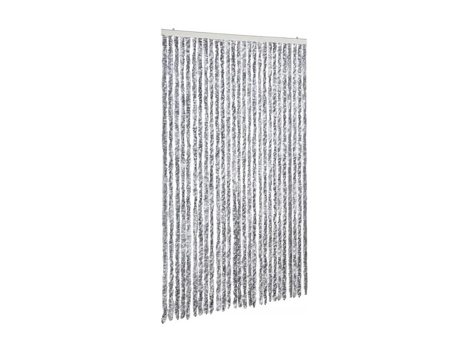 Moustiquaire blanc et gris 118x220 cm chenille