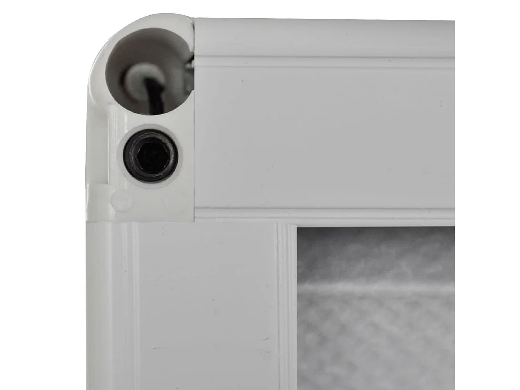 Moustiquaire plissée pour fenêtre et store Aluminium 60 x 80 cm