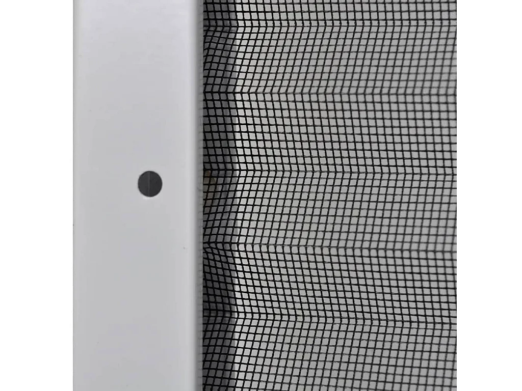 Moustiquaire plissée pour fenêtre et store Aluminium 60 x 80 cm