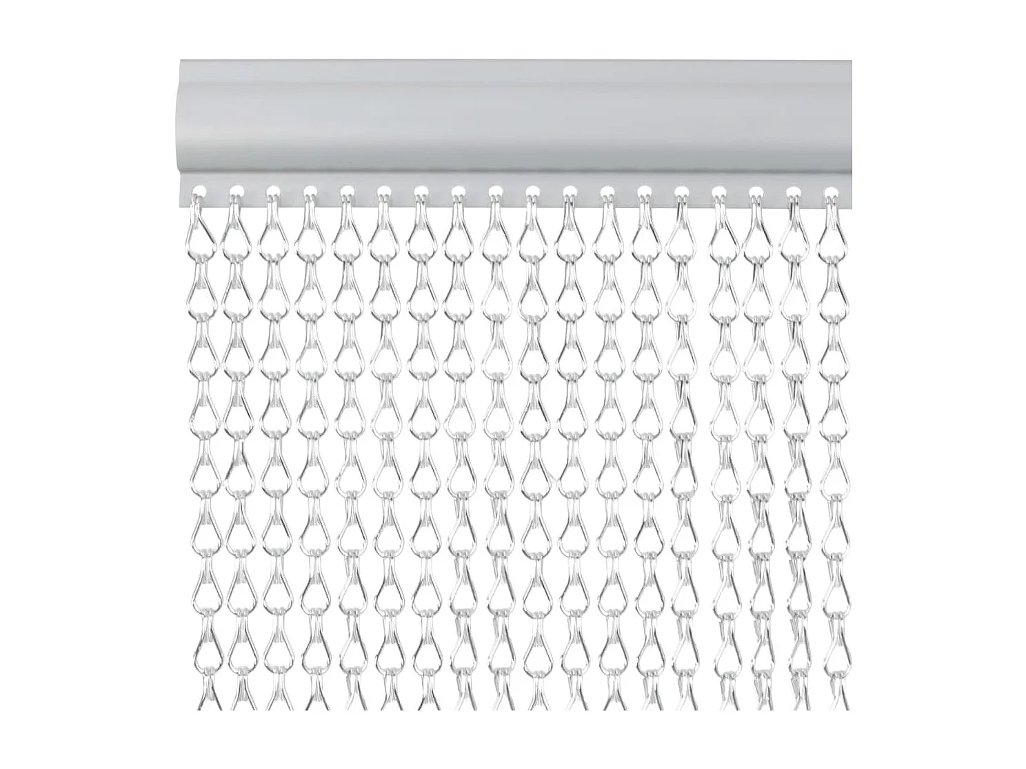 Moustiquaire de porte à cha?ne 80x201 cm aluminium