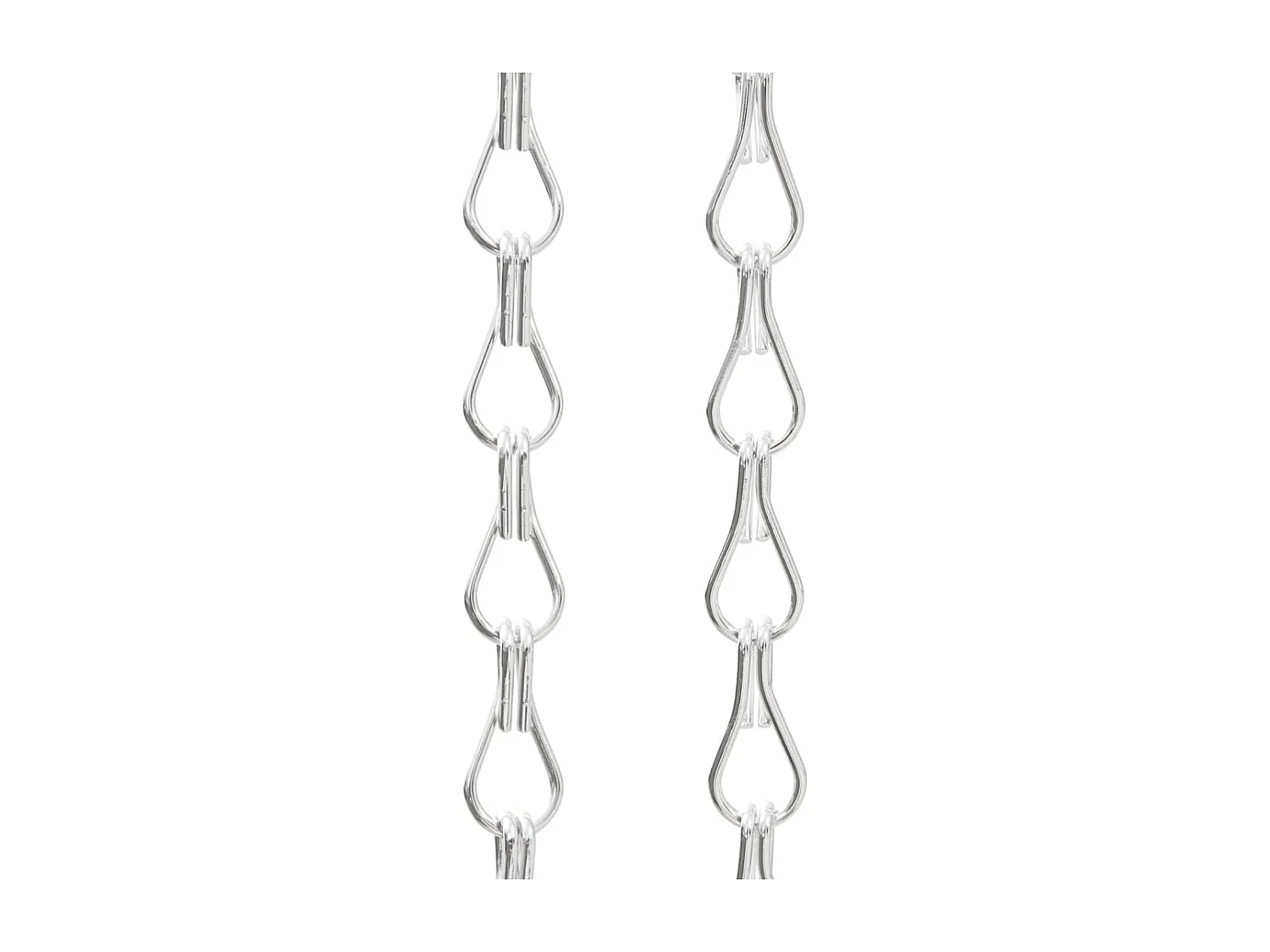 Moustiquaire de porte à cha?ne 80x201 cm aluminium