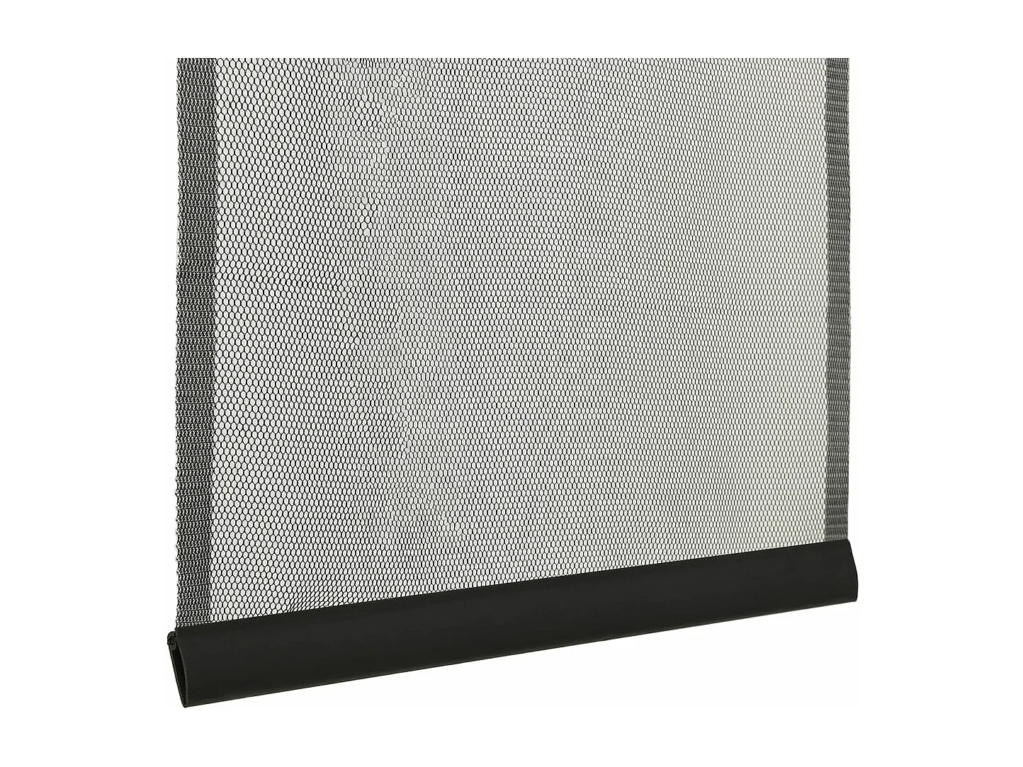 Zanzariera per porta a maglie 10pz Nero 240x240cm