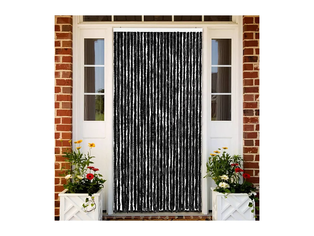 Moustiquaire anthracite 118x220 cm chenille