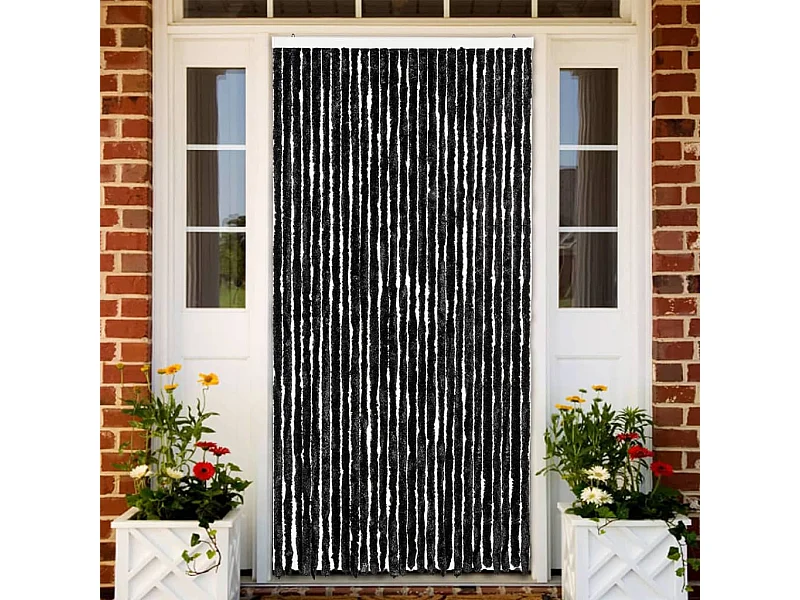 Moustiquaire anthracite 118x220 cm chenille