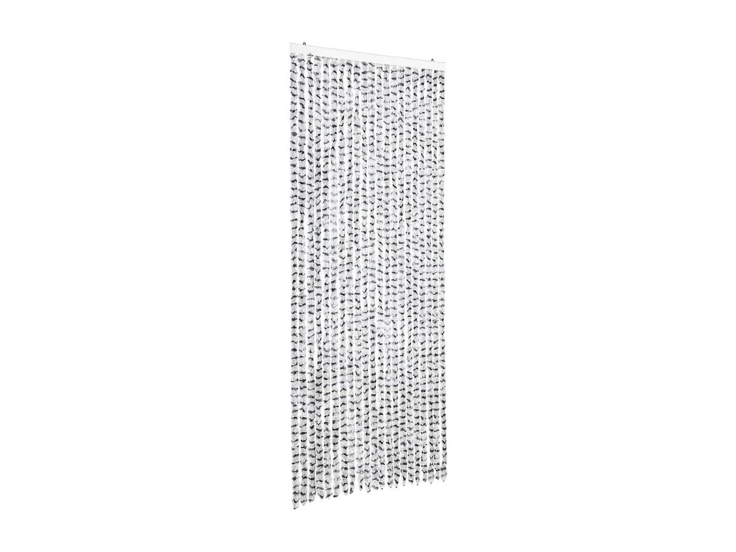 Moustiquaire Gris clair et gris foncé 90x220 cm Chenille