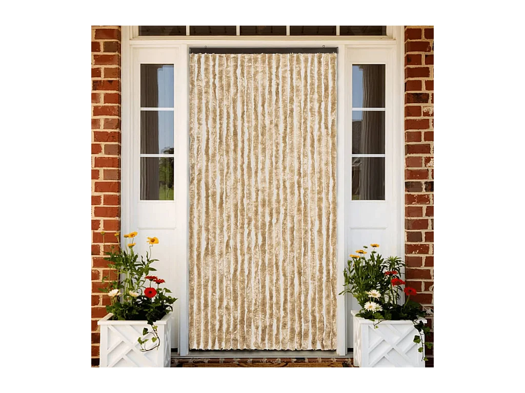 Moustiquaire Beige 90x220 cm Chenille