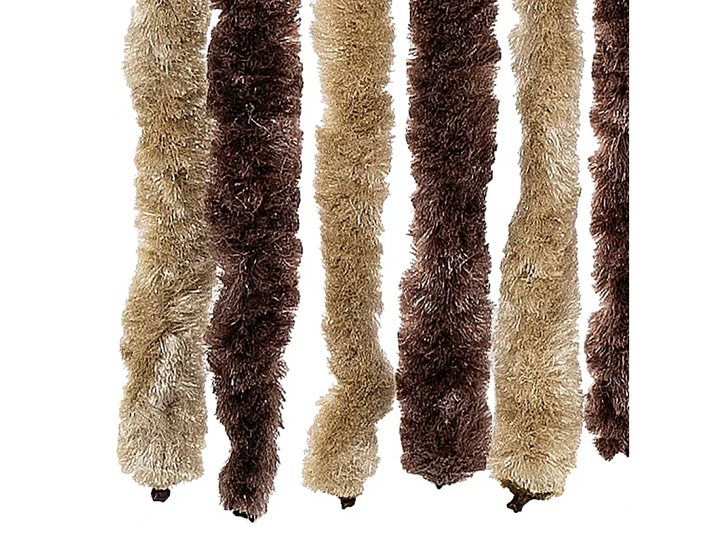 Moustiquaire Beige et marron clair 56x200 cm Chenille