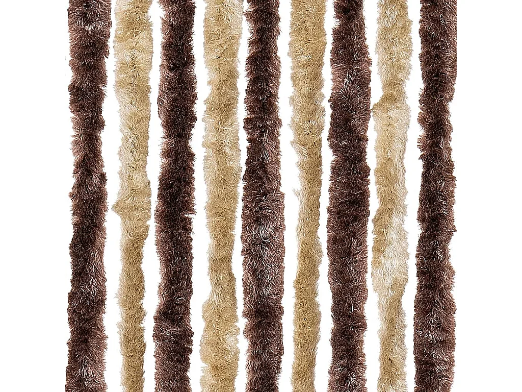 Moustiquaire Beige et marron clair 56x200 cm Chenille