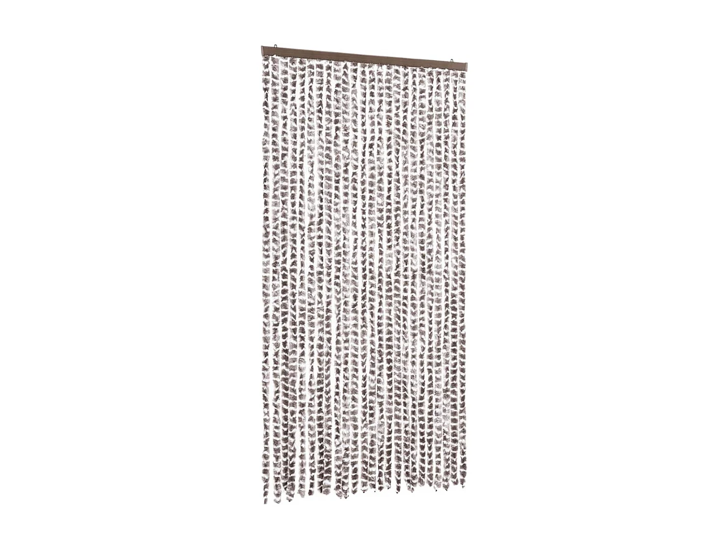 Zanzariera Taupe e bianco 100x220 cm Ciniglia