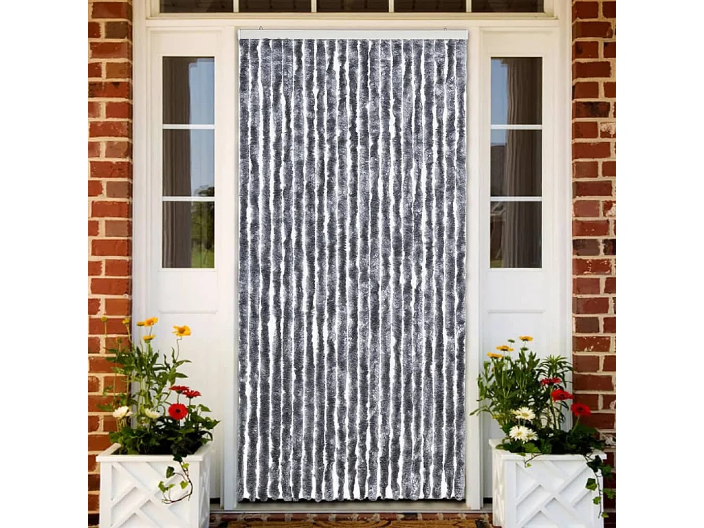 Zanzariera Argento 90x220 cm Ciniglia