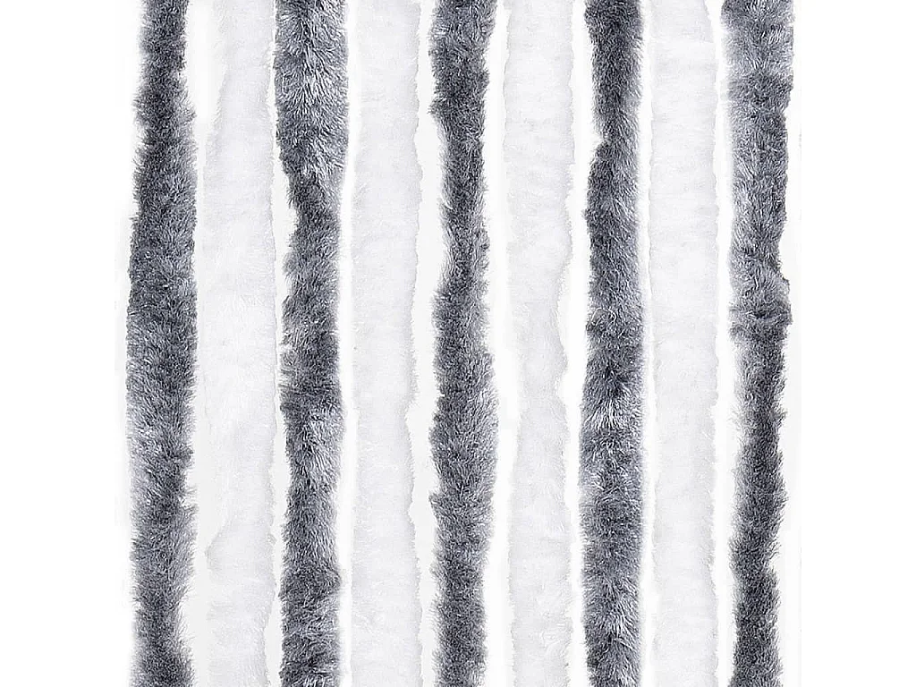 Mosquiteiro cinza e branco 56 x 185 cm Chenille