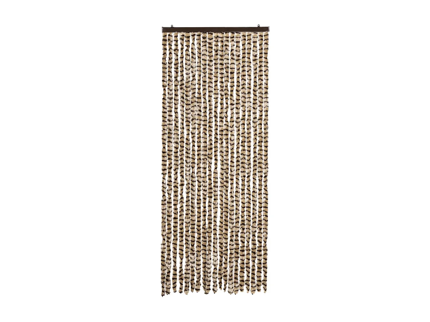 Fliegenvorhang Chenille, beige und braun, 56x200 cm