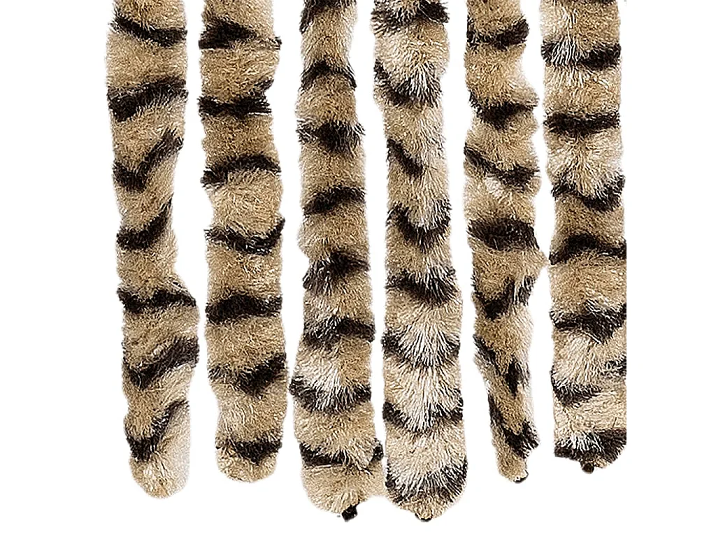 Fliegenvorhang Chenille, beige und braun, 56x200 cm