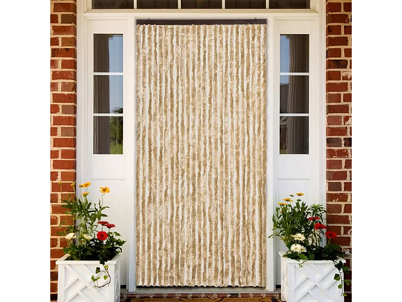 Moustiquaire Beige 100x220 cm Chenille