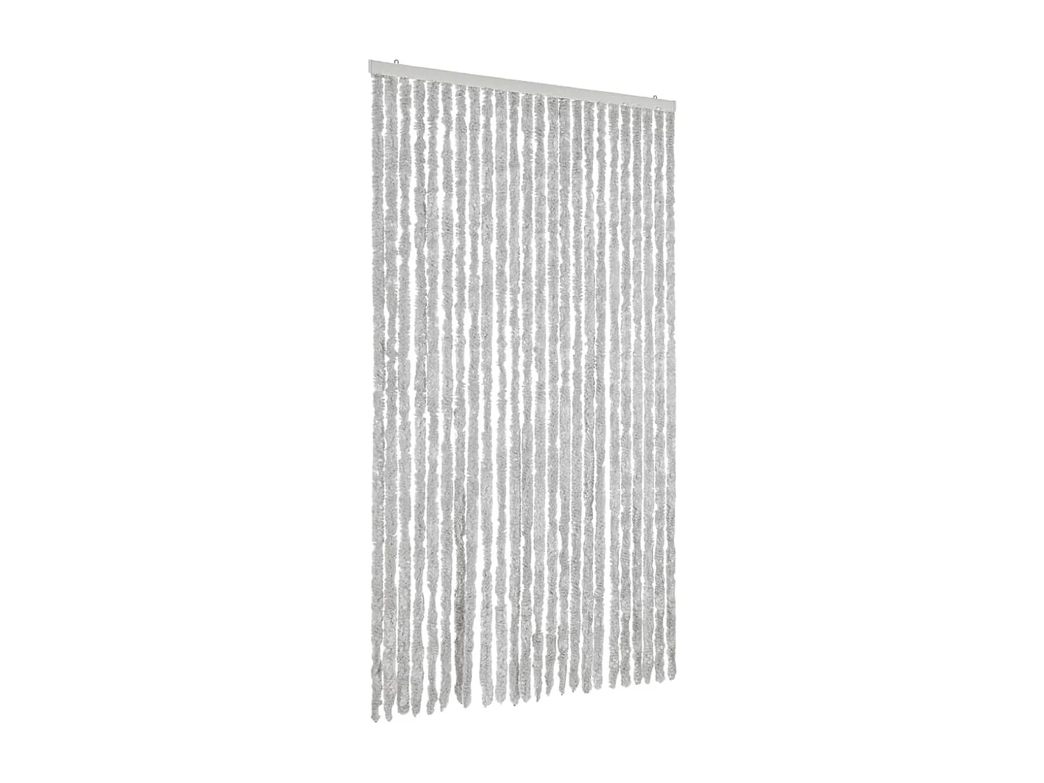 Rideau anti-mouches gris 100x220 cm chenille
