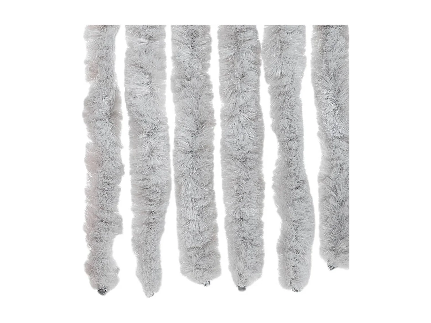 Rideau anti-mouches gris 100x220 cm chenille