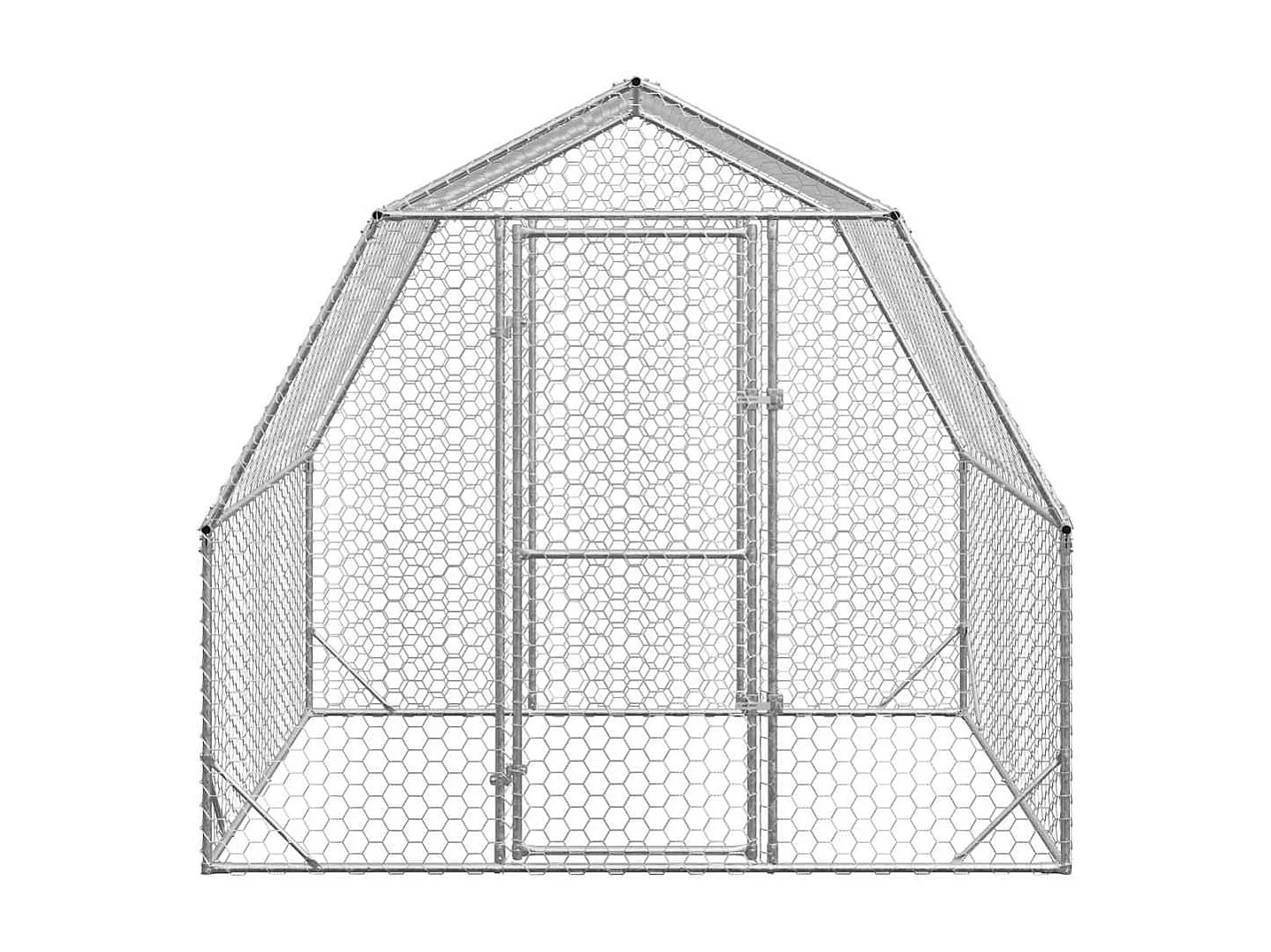 Poulailler 2,5x2x2,25 m acier galvanisé