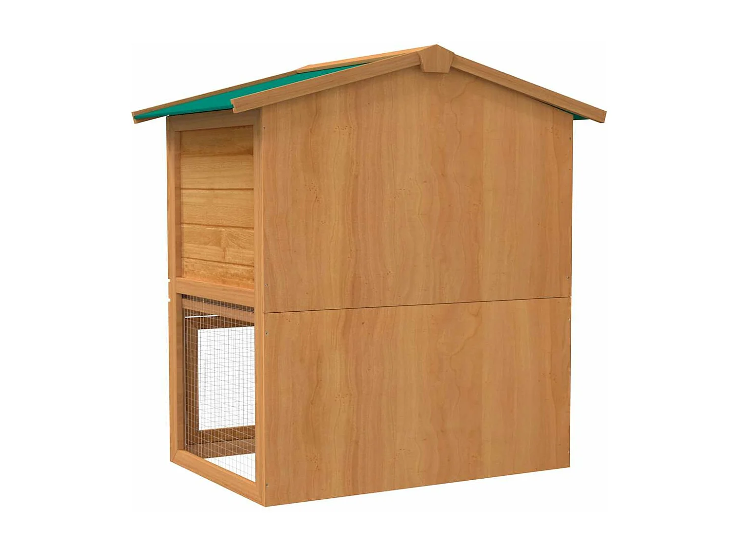 Clapier d'extérieur Enclos pour petits animaux 3 portes Bois