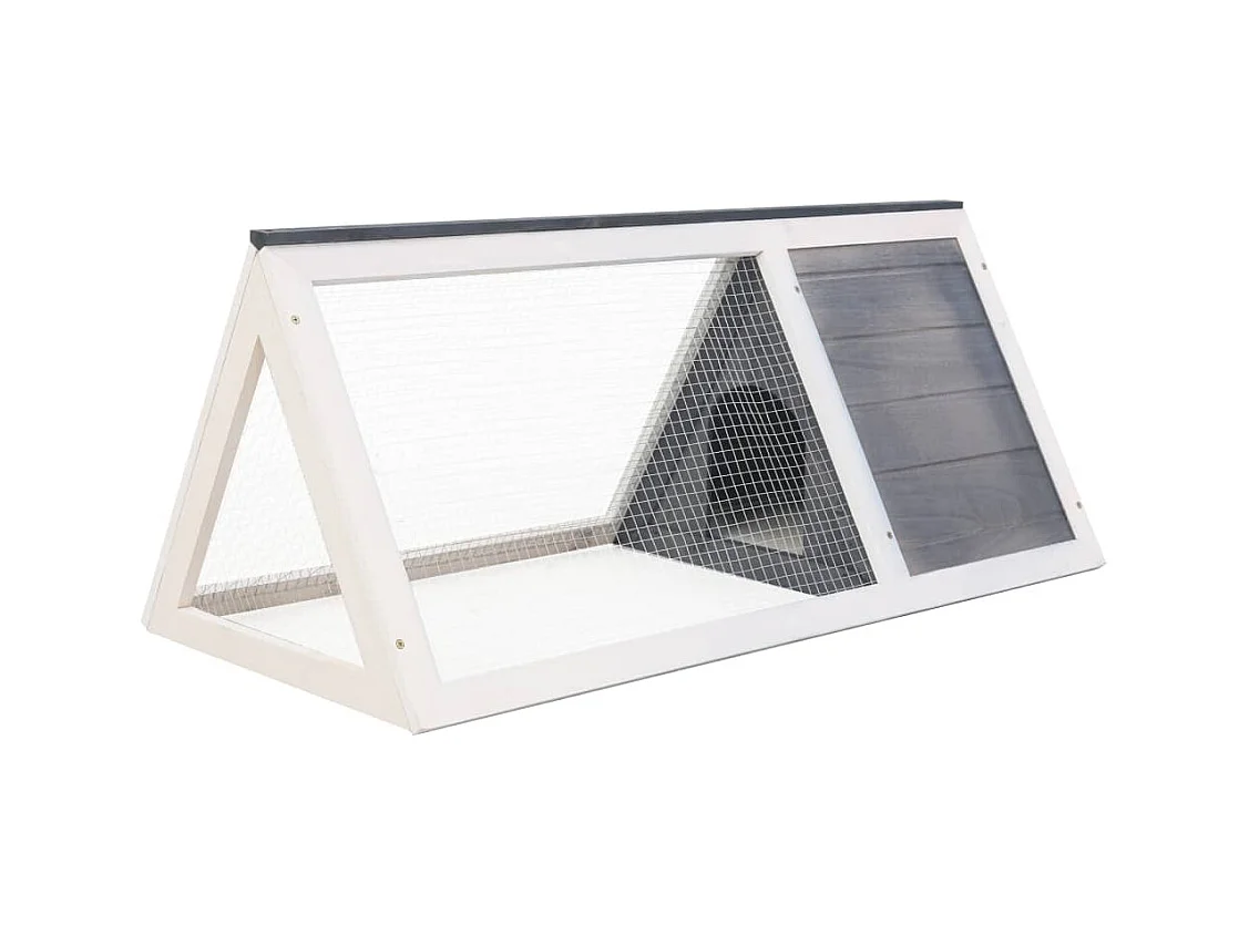 Gaiola de madeira cinza