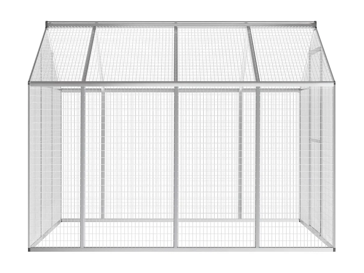 Volière d'extérieur Aluminium 178 x 242 x 192 cm