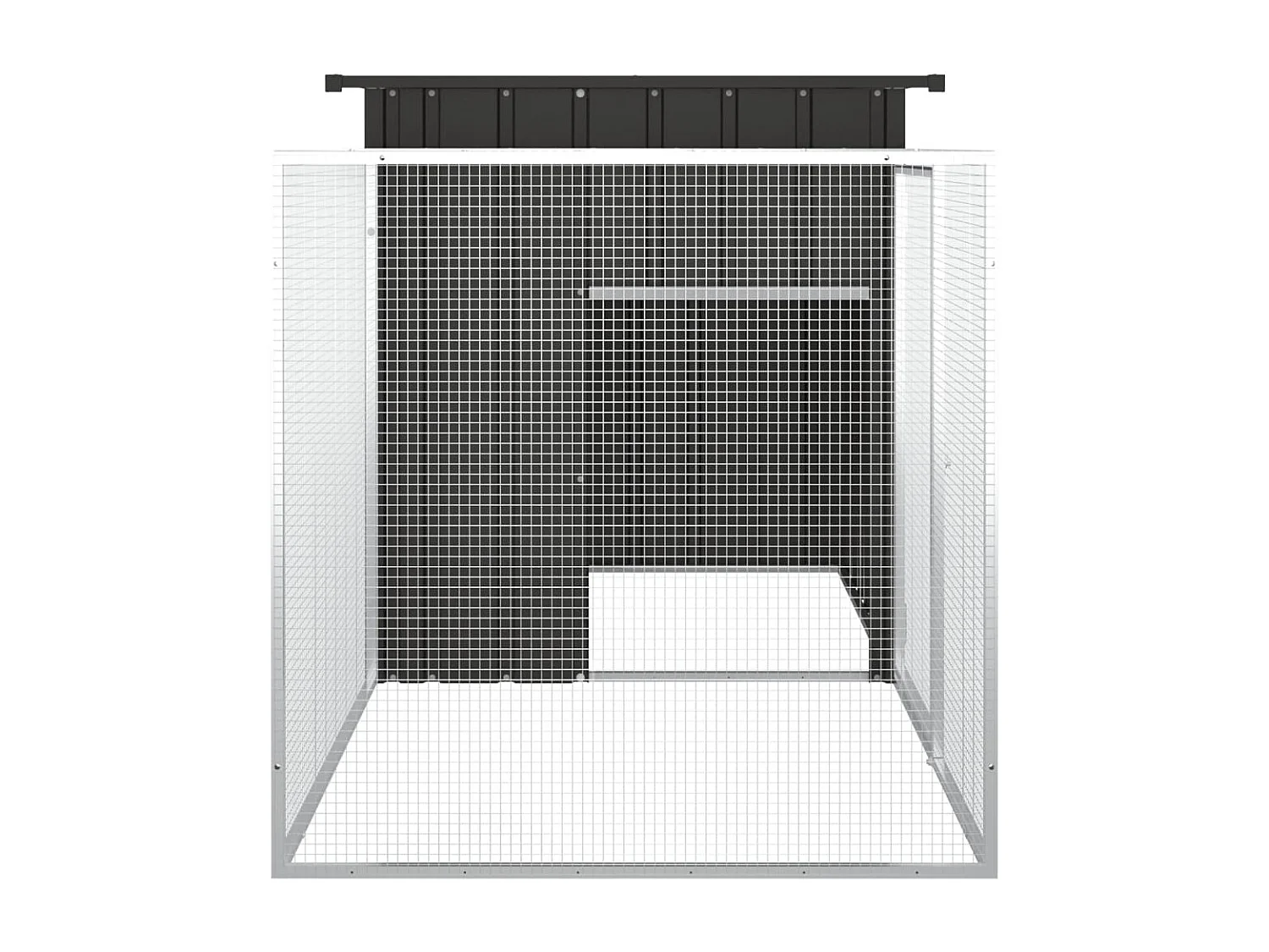 Gaveteiro antracite 200x91x100 cm Aço galvanizado