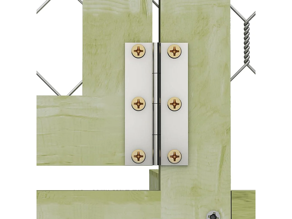 Galinheiro 1,5x1,5x2 m Madeira de pinho impregnada