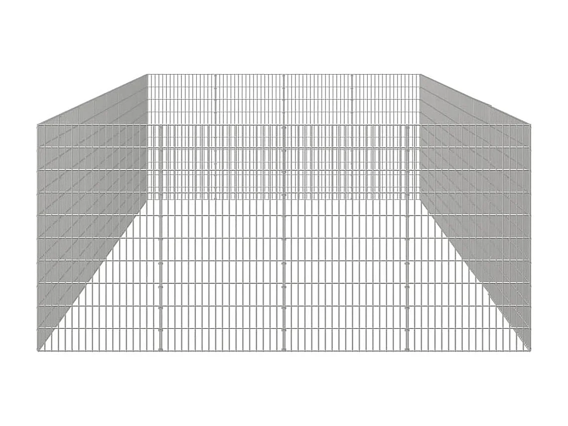 Tiergehege in Freiheit 24 verzinkte Eisenplatten