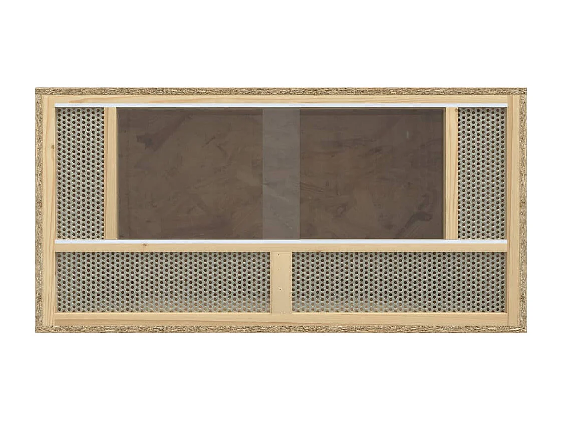 Terrarium van bewerkt hout 80x40x40 cm