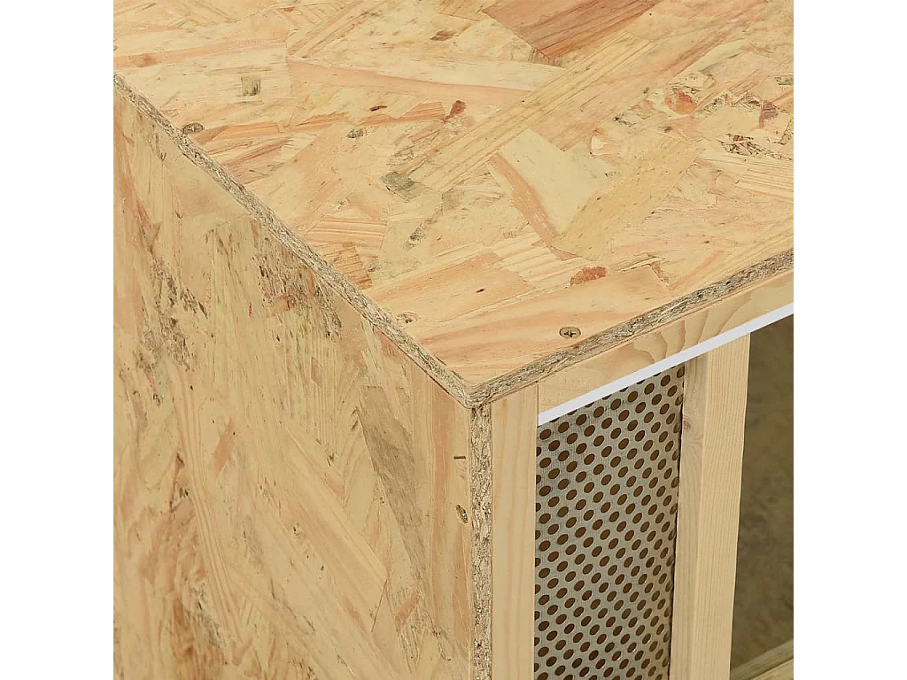 Terrarium van bewerkt hout 80x40x40 cm