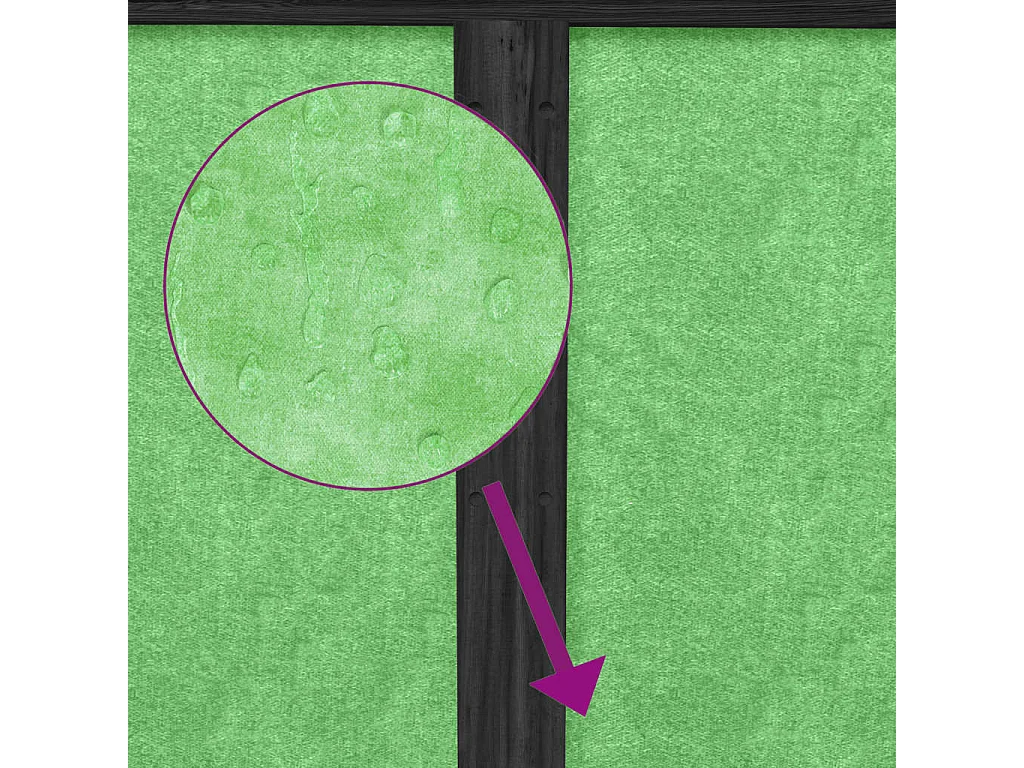 Clapier gris 117,5x97x47,5 cm bois de pin massif