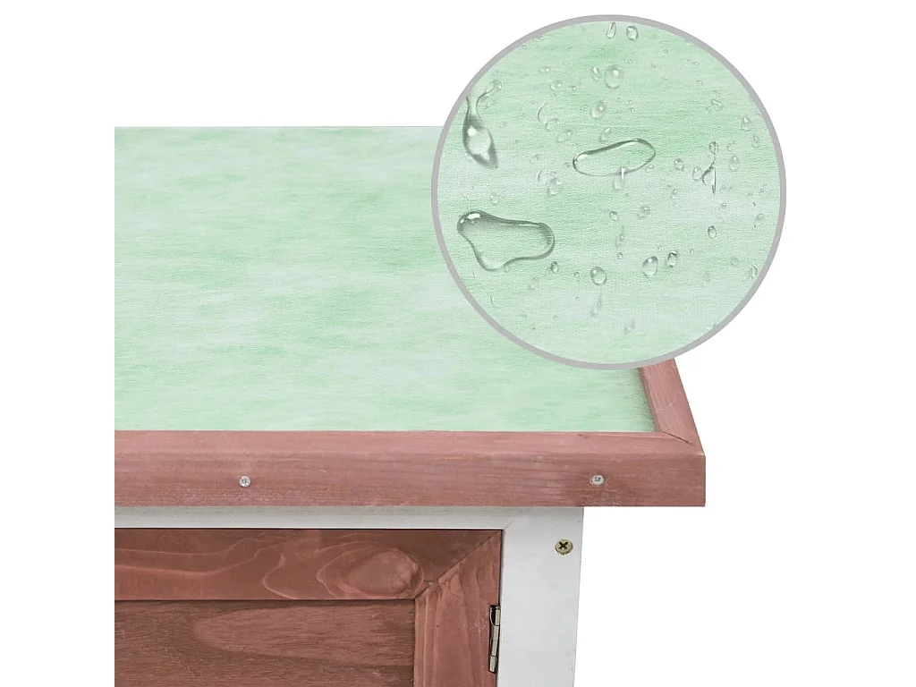 Contenitori da esterno 1 piano Legno marrone