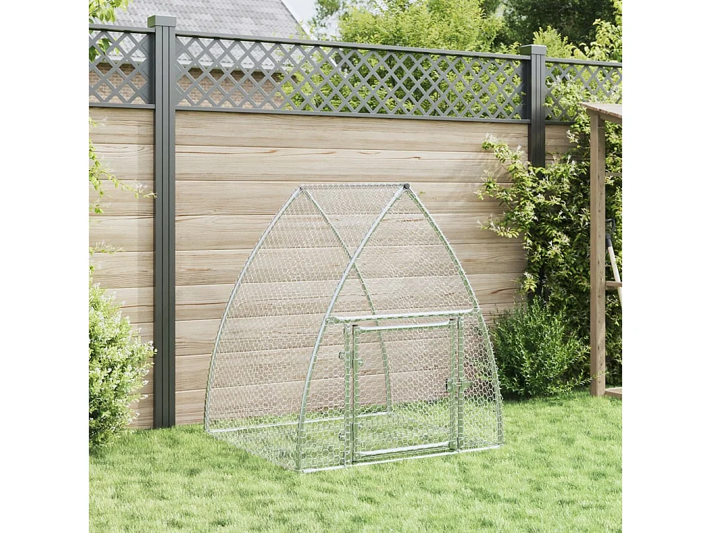 Contenitori Silver 100x105x120 cm in acciaio zincato