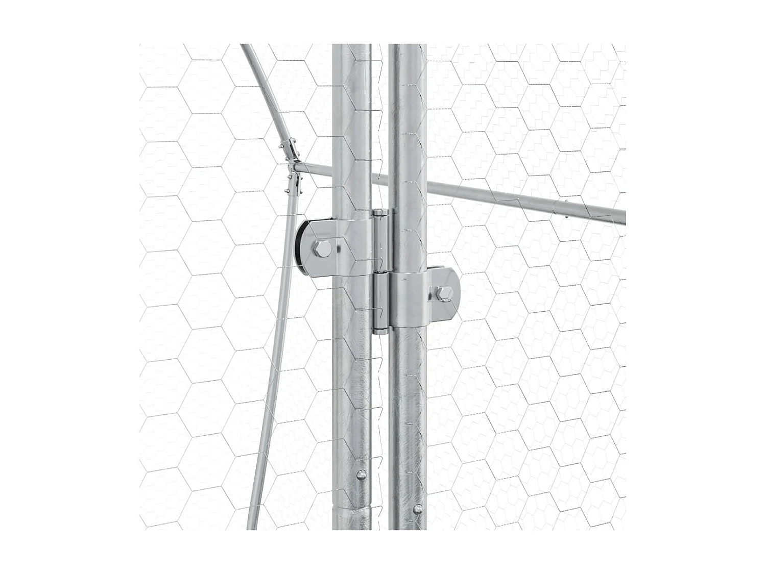 Contenitori Silver 100x105x120 cm in acciaio zincato