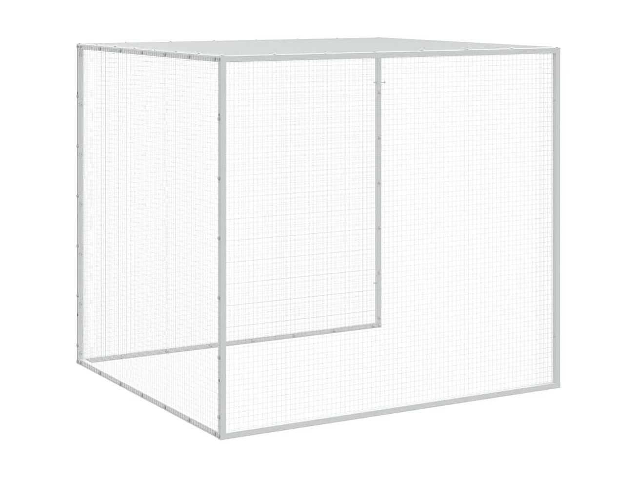 Poulailler avec toit anthracite 803x98x90 cm acier galvanisé