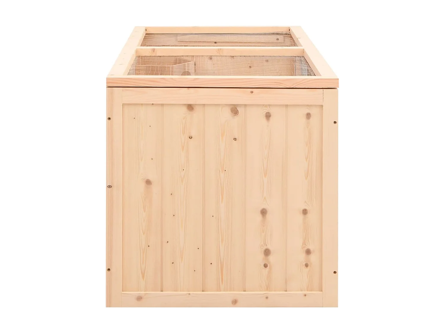 Gabbia per criceti 104x52x54 cm in legno massello di abete