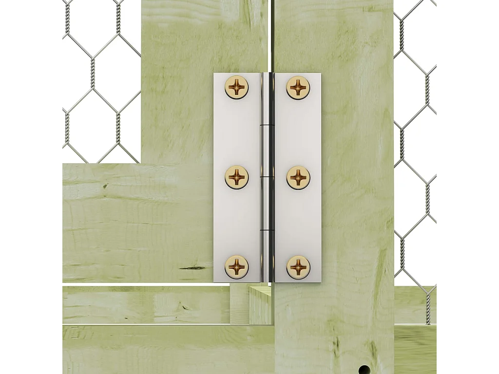 Galinheiro 6x1,5x2 m Madeira de pinho impregnada