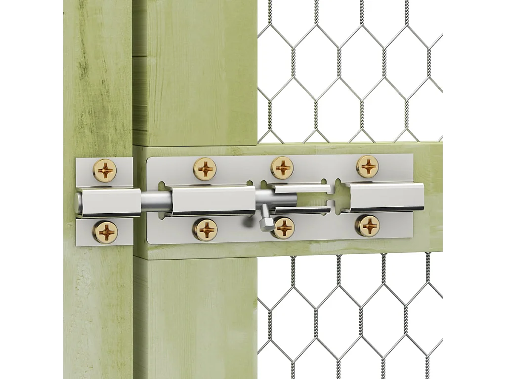 Galinheiro 6x1,5x2 m Madeira de pinho impregnada