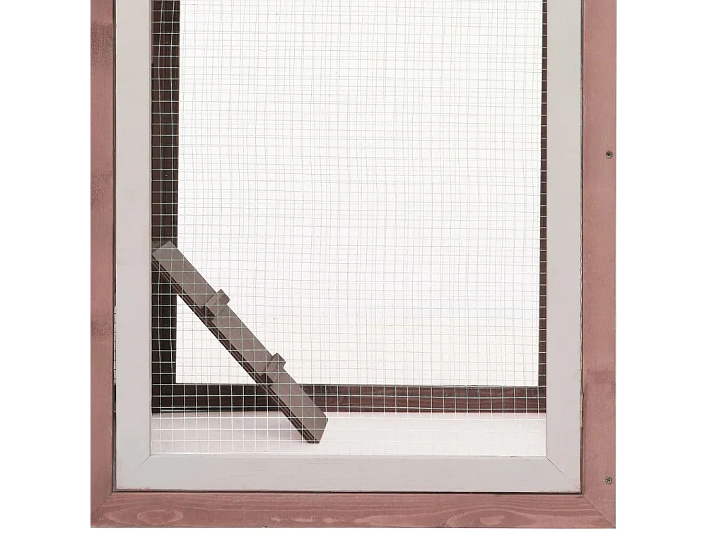 Galinheiro Moka 170x81x110 cm Madeira maciça de pinho e abeto