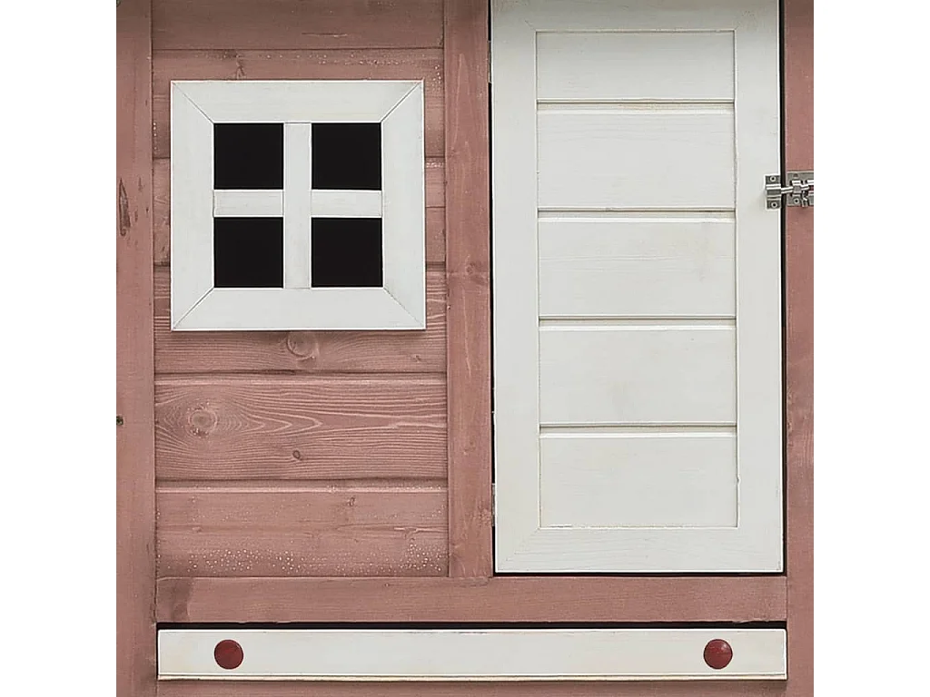 Poulailler Moka 170x81x110 cm Bois de pin massif et sapin