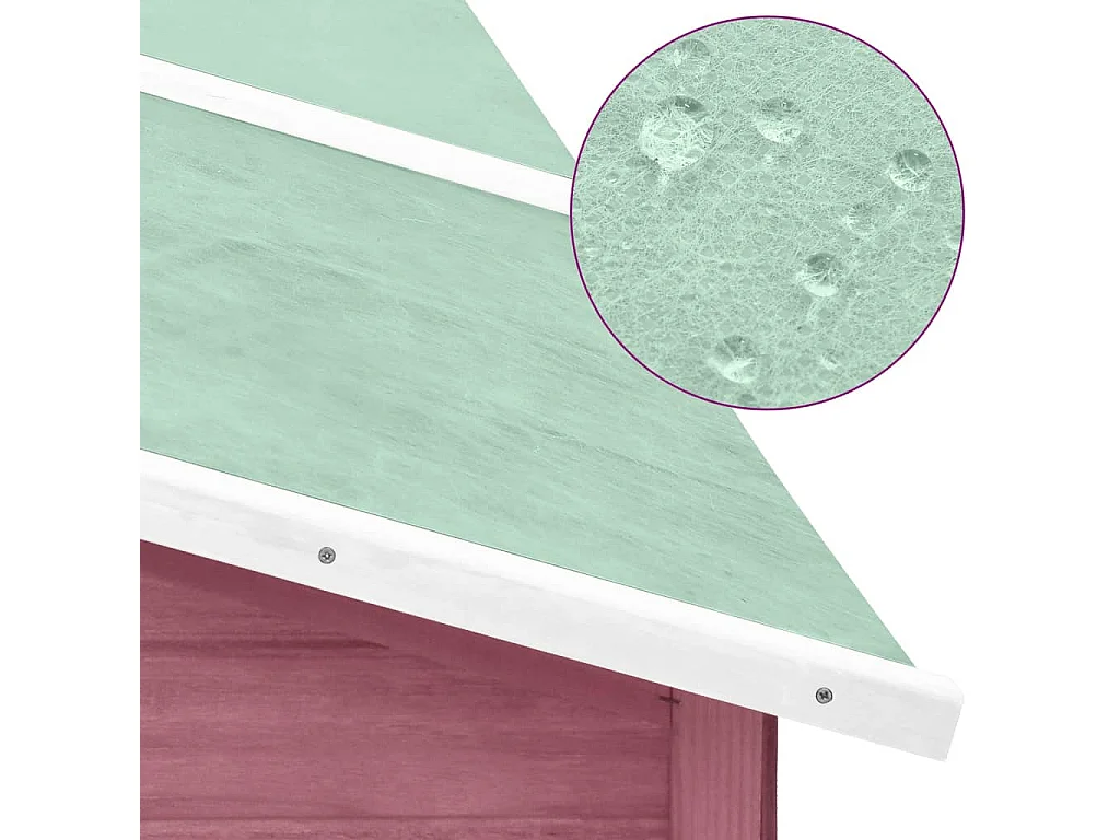 Contenitori da esterno con binario Moka e legno di Abete bianco