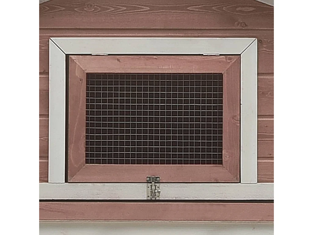 Clapier Moka 310x70x87 cm Pin massif et sapin